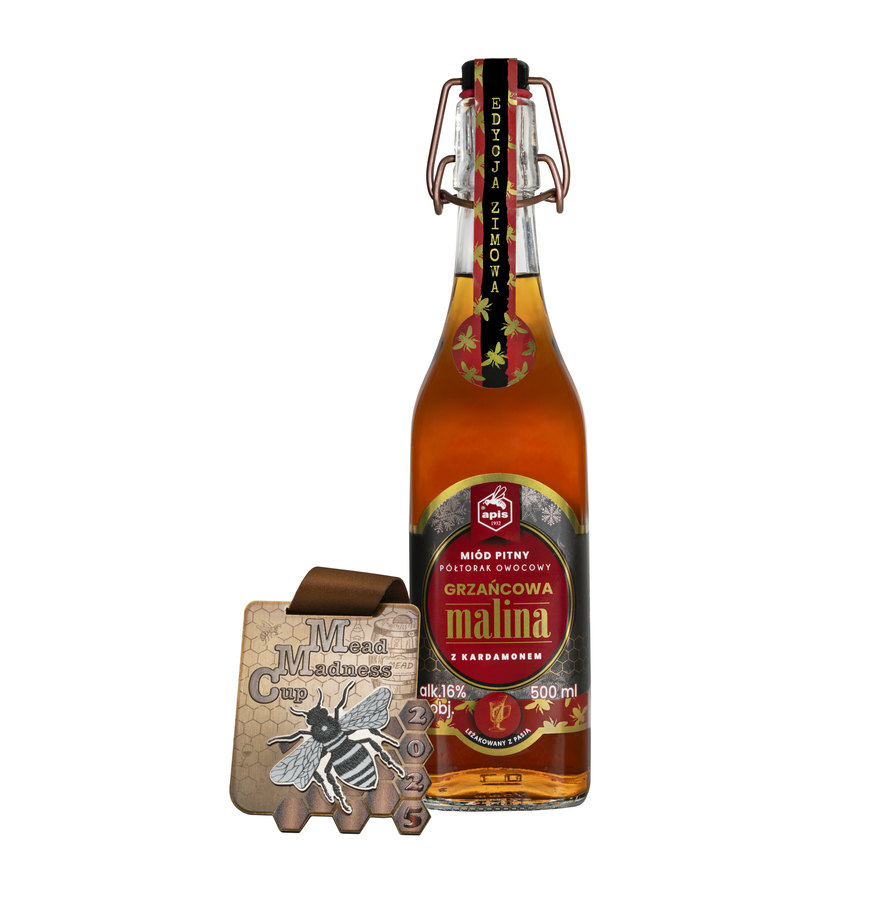BRĄZOWY MEDAL MEAD MADNESS CUP 2025 DLA GRZAŃCOWEJ MALINY